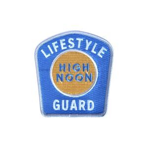 Brand New Lifestyle Guard High Noon Vodka Seltzer Jacket/Jeans Patch Blue